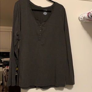 Duluth Trading Co button Henley